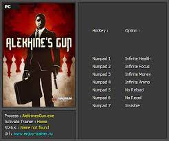 Alekhine's Gun cheats